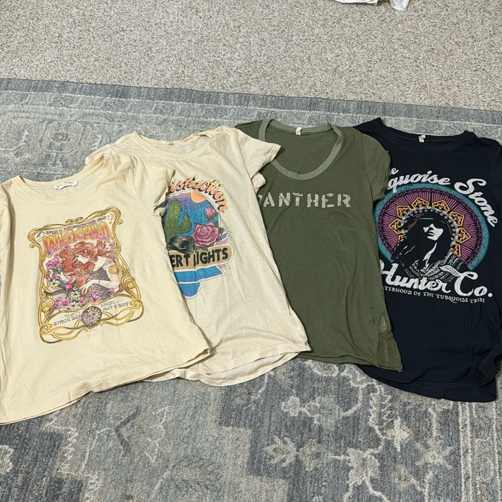 UFT ONLY Spell Tees - Panther, Turquoise Stone, Desert Lights, Wild Child all xs